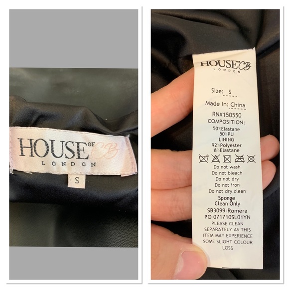 House of CB Romera Off Shoulder Black Jacket S - Picture 15 of 16